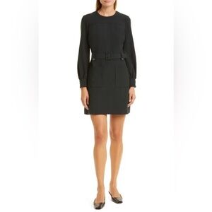 Club Monaco Long Sleeve Belted Pocket Dress • Sz 00